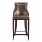 Manhattan Comfort Emperor Bar Stool in Bronze and Walnut (Set of 3) 3-BS008-BZ - alternate 4